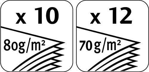 Perforateur - Perforatrice - Trouilloteuse - 4 trous - Métal - 10 à 12 feuilles - Maped Office