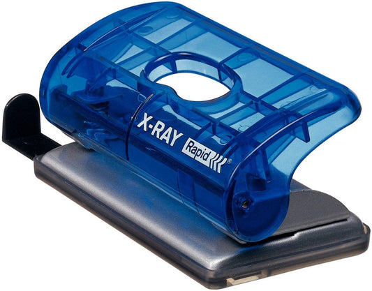 Perforateur Rapid FC5 EC10 Ray Bleu transparent
