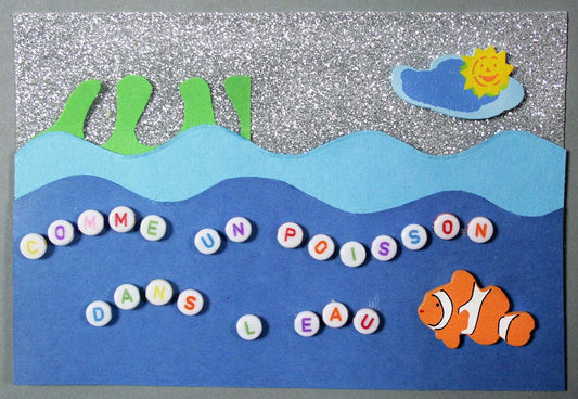 Perles Acryliques Pour Enfant Lettres Rondes 0,3 Cm - 373 Pièces