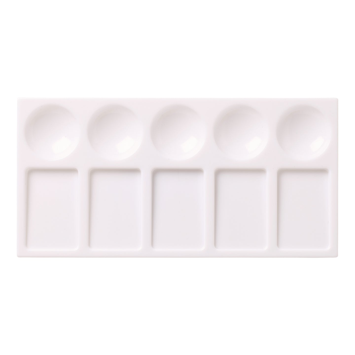 Petite palette de peinture plastique blanc Liquitex 10 godets