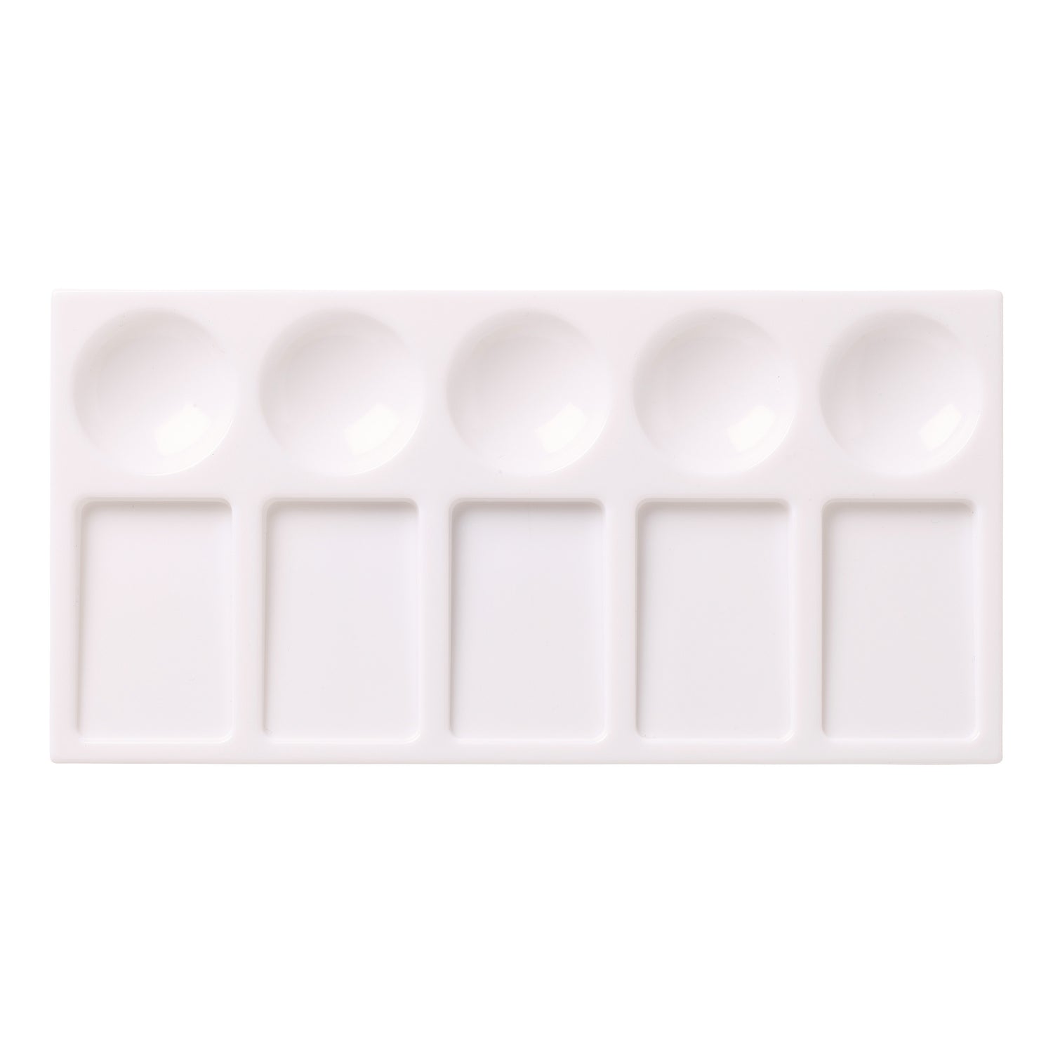 Petite palette de peinture plastique blanc Liquitex 10 godets