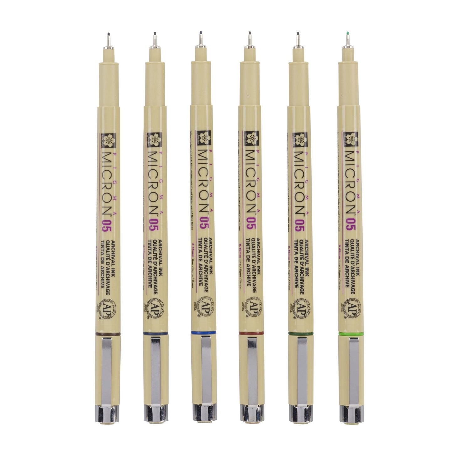 Pigma Micron 05 Terre Boite 6