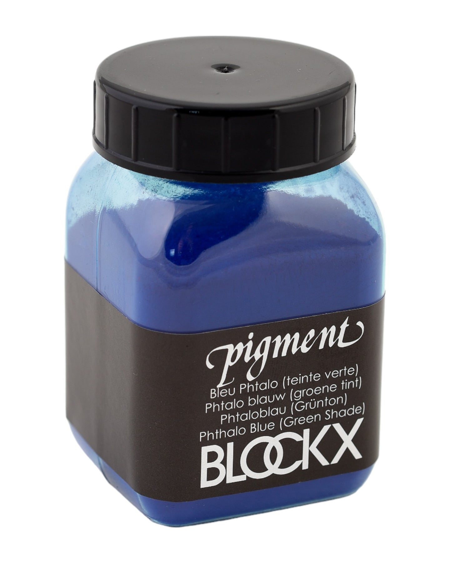 Pigment en poudre - Bleu Phtalo teinte verte - 59 - Blockx - Pot de 100g