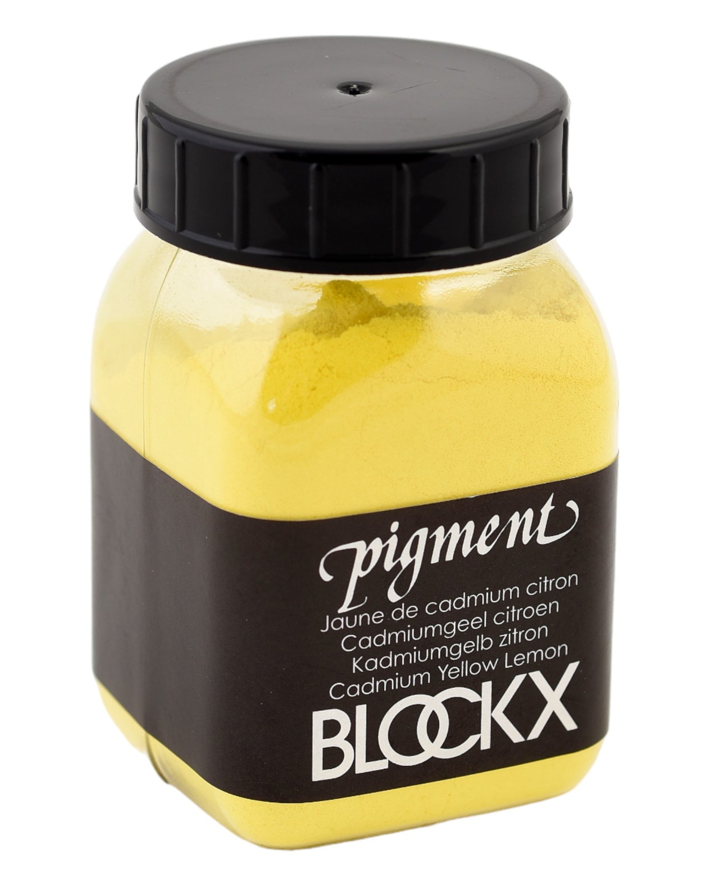 Pigment en poudre - Jaune de cadmium citron - 16 - Blockx - Pot de 100g