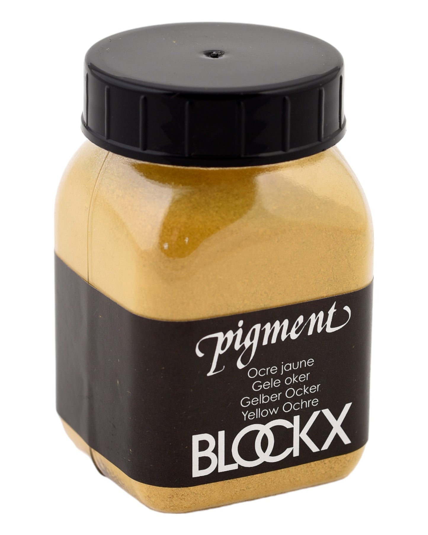 Pigment en poudre - Ocre jaune - 1 - Blockx - Pot de 100g