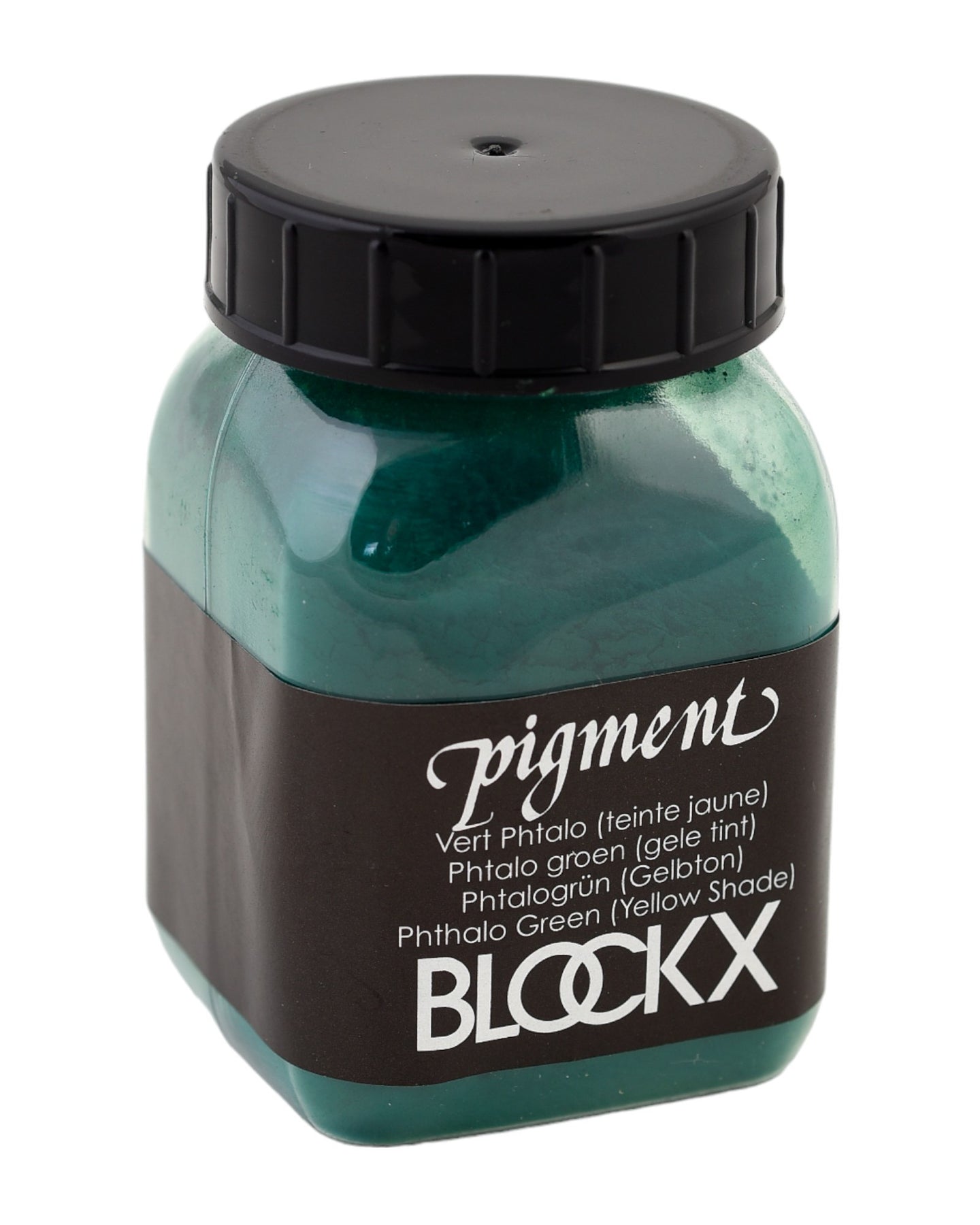 Pigment en poudre - Vert phtalo (teinte jaune) - 76 - Blockx - Pot de 100g