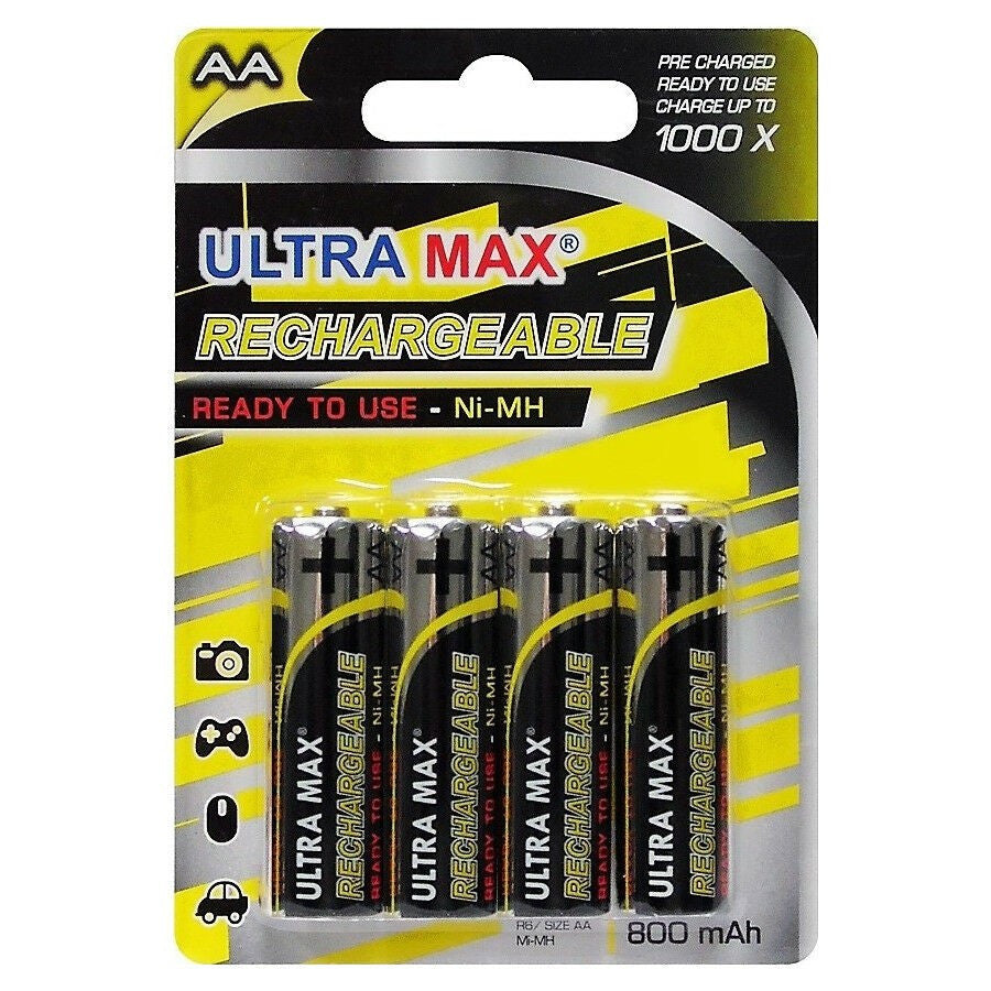 Pile Rechargeable Aa Lr6 X4 - Ultra Max