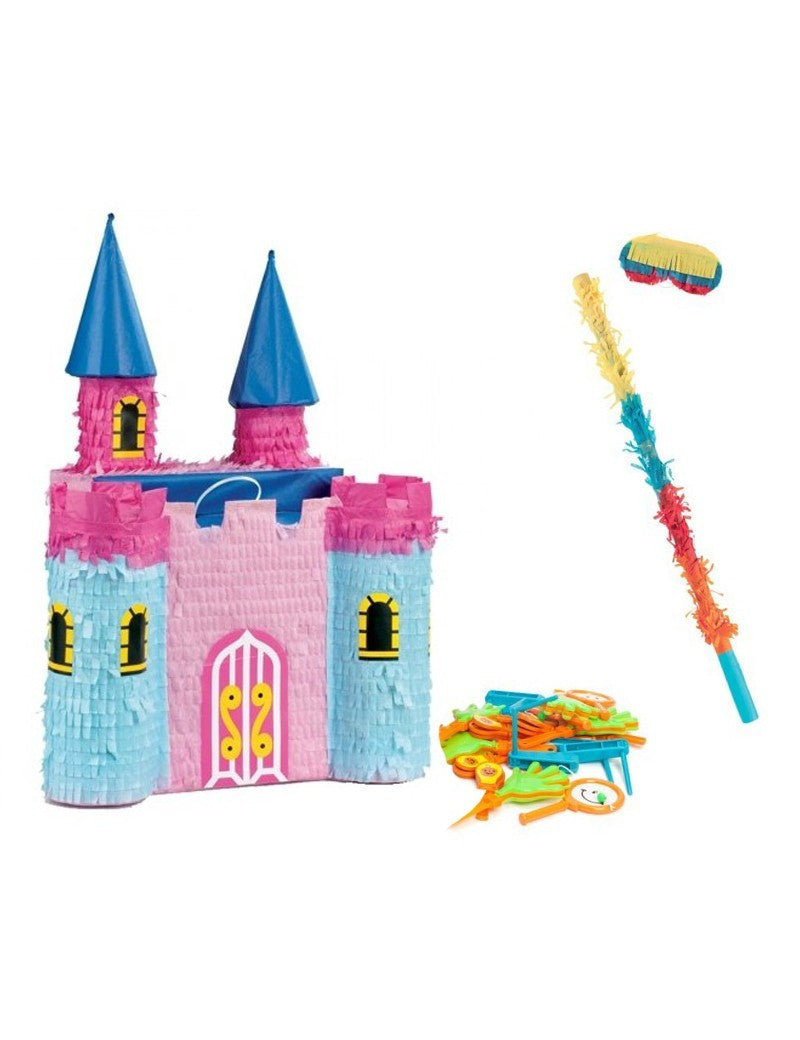 Pinata - Château de princesse - Anniversaire - Enfant - Jeu - Avec accessoires
