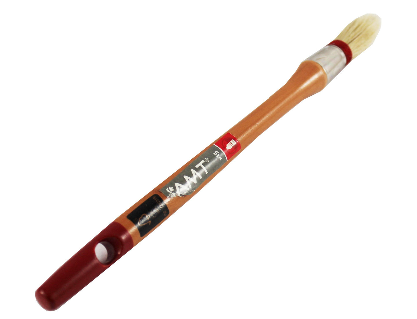 Pinceau À Rechampir Pro - Peintures Avec Solvant - Soie Naturelle - Manche Bois Fsc - N°15 - Amt