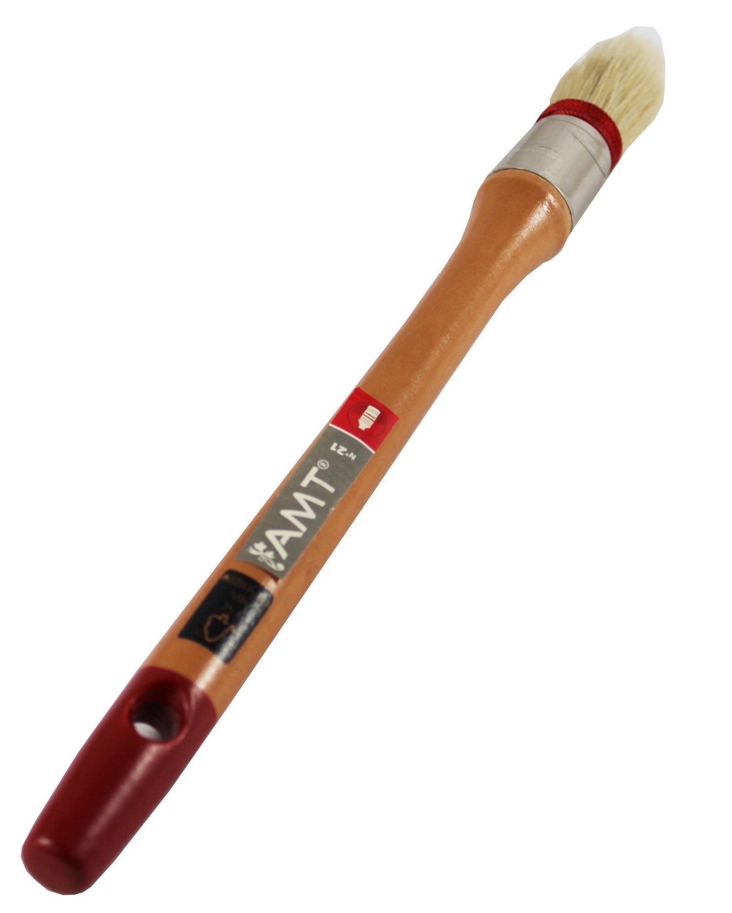 Pinceau À Rechampir Pro - Peintures Avec Solvant - Soie Naturelle - Manche Bois Fsc - N°21 - Amt