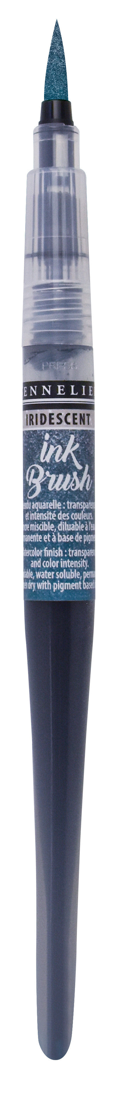 Pinceau pré-rempli - Ink Brush - Bleu Indigo irisé - Sennelier