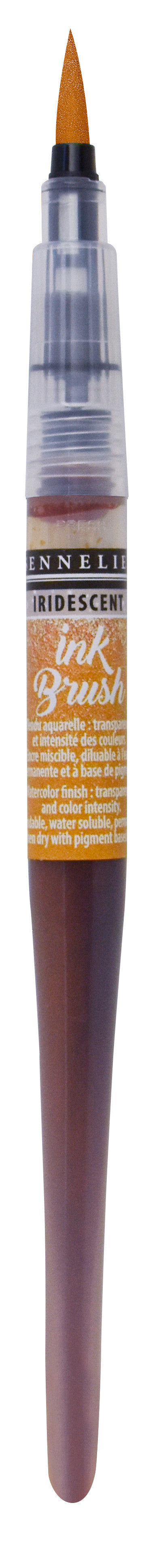 Pinceau pré-rempli - Ink Brush - Orange Irisé - Sennelier