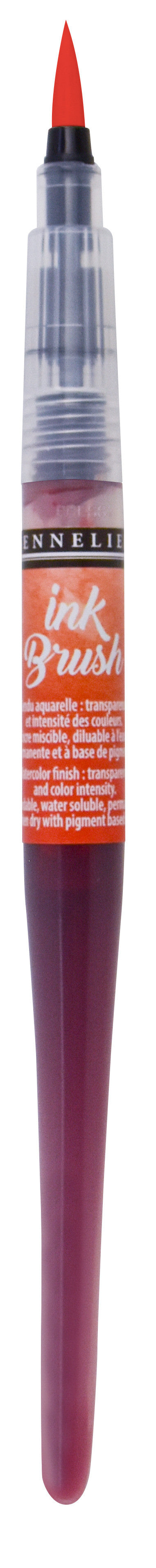 Pinceau pré-rempli - Ink Brush - Orange Sennelier - Sennelier