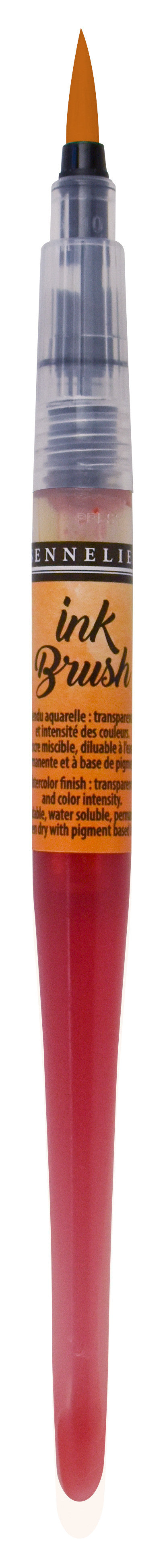Pinceau pré-rempli - Ink Brush - Orange - Sennelier