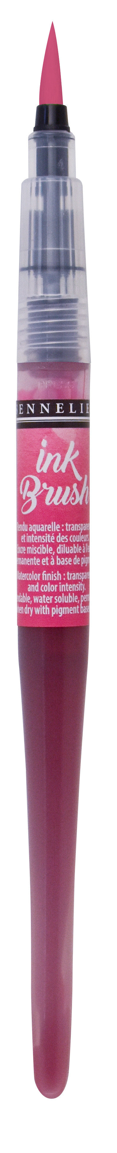 Pinceau pré-rempli - Ink Brush - Rose Permanent - Sennelier