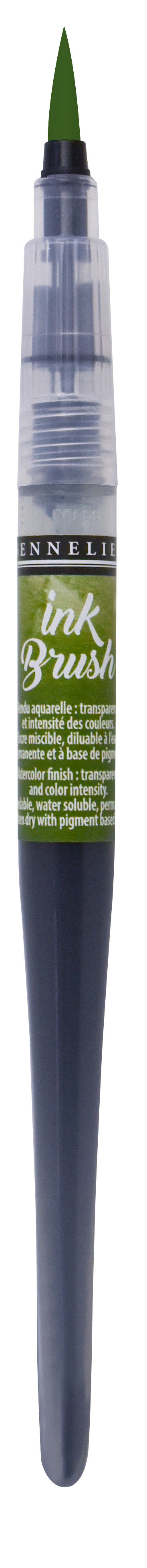 Pinceau pré-rempli - Ink Brush - Vert Olive - Sennelier