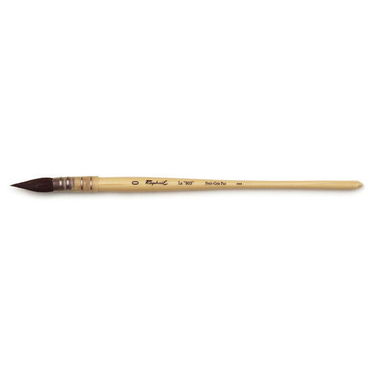 Pinceau - Lavis - Aquarelle - Petit gris extra pur - Raphaël - Série 803 - N°0