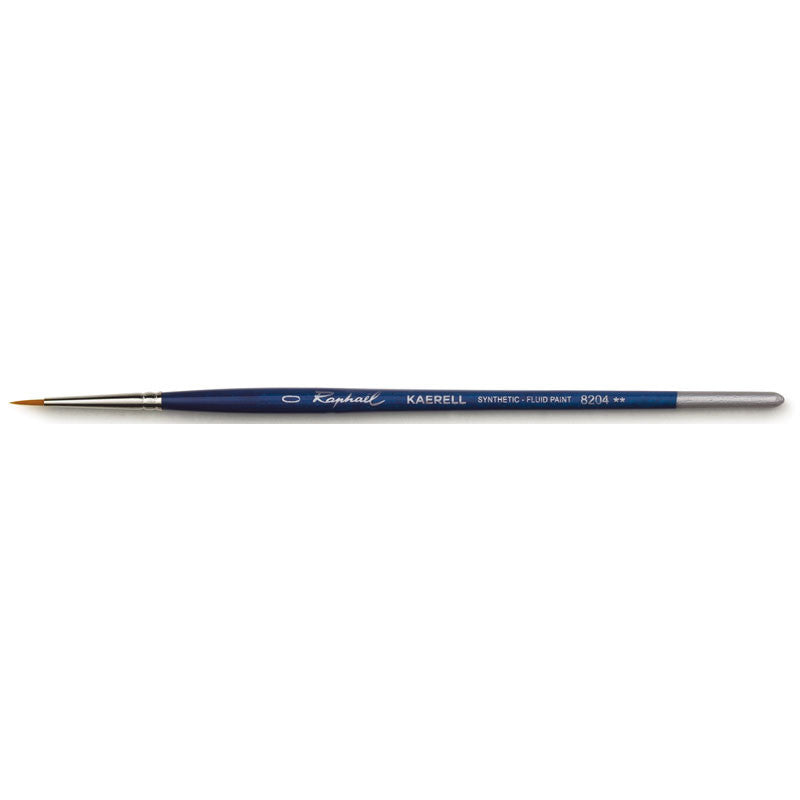 Pinceau - Rond - Toutes techniques - Kaërell bleu - Série 8204 - N°0 - Raphaël