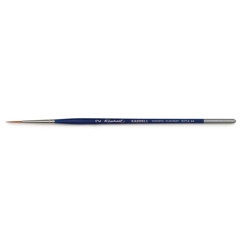 Pinceau - Traceur court - Toutes techniques - Kaërell bleu - Série 8214 - N°2 - Raphaël