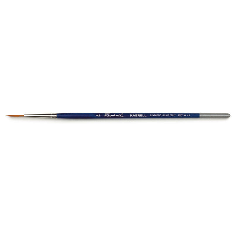 Pinceau - Traceur court - Toutes techniques - Kaërell bleu - Série 8214 - N°4 - Raphaël