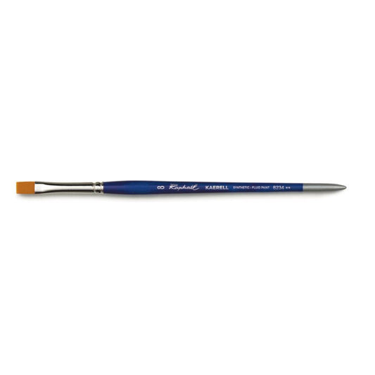 Pinceau - Plat court - Toutes techniques - Kaërell Bleu - Série 8234 - N°8 - Raphaël