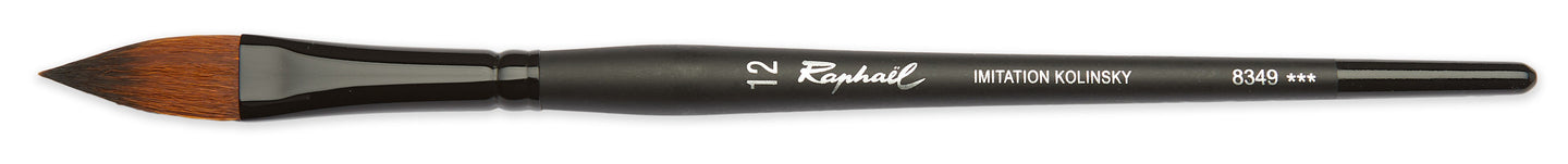 Pinceau - Langue de chat - Aquarelle - Raphaël - Stradivarius - Série 8349 - N°12