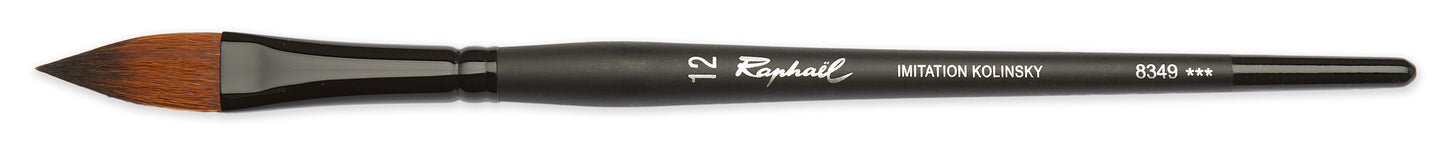 Pinceau - Langue de chat - Aquarelle - Raphaël - Stradivarius - Série 8349 - N°12