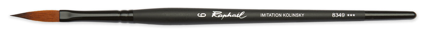 Pinceau - Langue de chat - Aquarelle - Raphaël - Stradivarius - Série 8349 - N°6
