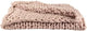 Plaid - Couverture - Rose - Grosse maille - Chaude - Cocooning - Cosy - 1,5x1,2m