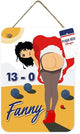 Plaque décorative - Fanny - Pétanque club - Métal - A suspendre