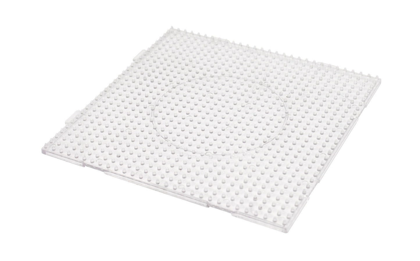 Plaque pour perles à repasser - Transparente - Plastique - 14x14 cm