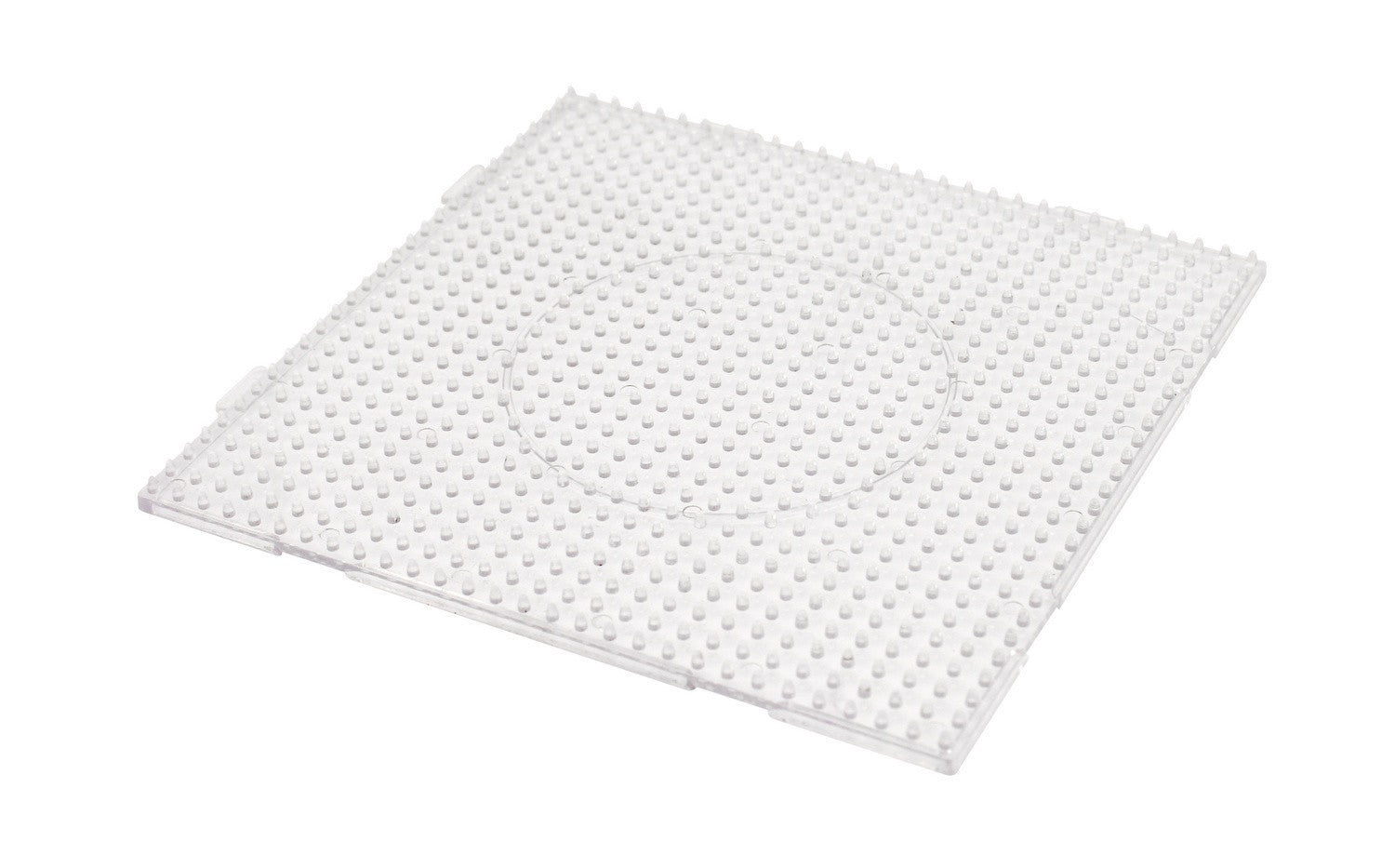Plaque pour perles à repasser - Transparente - Plastique - 14x14 cm