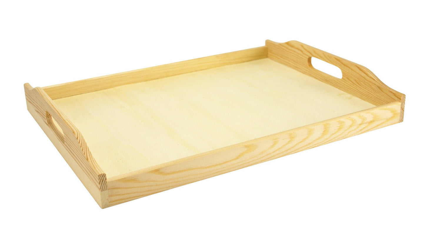 Plateau - Bois naturel - Personnalisable - 40 x 30 x 5,5 cm - CTOP