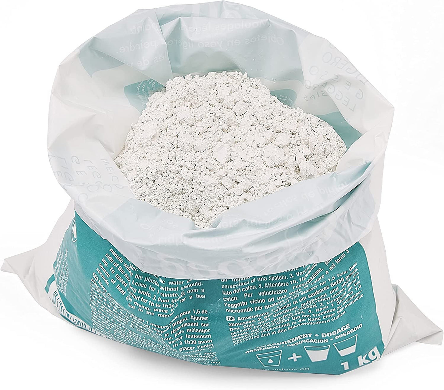 Plâtre - Blanc - Pour moulage et coulage - Léger - Faible densité - Gédéo - 1kg