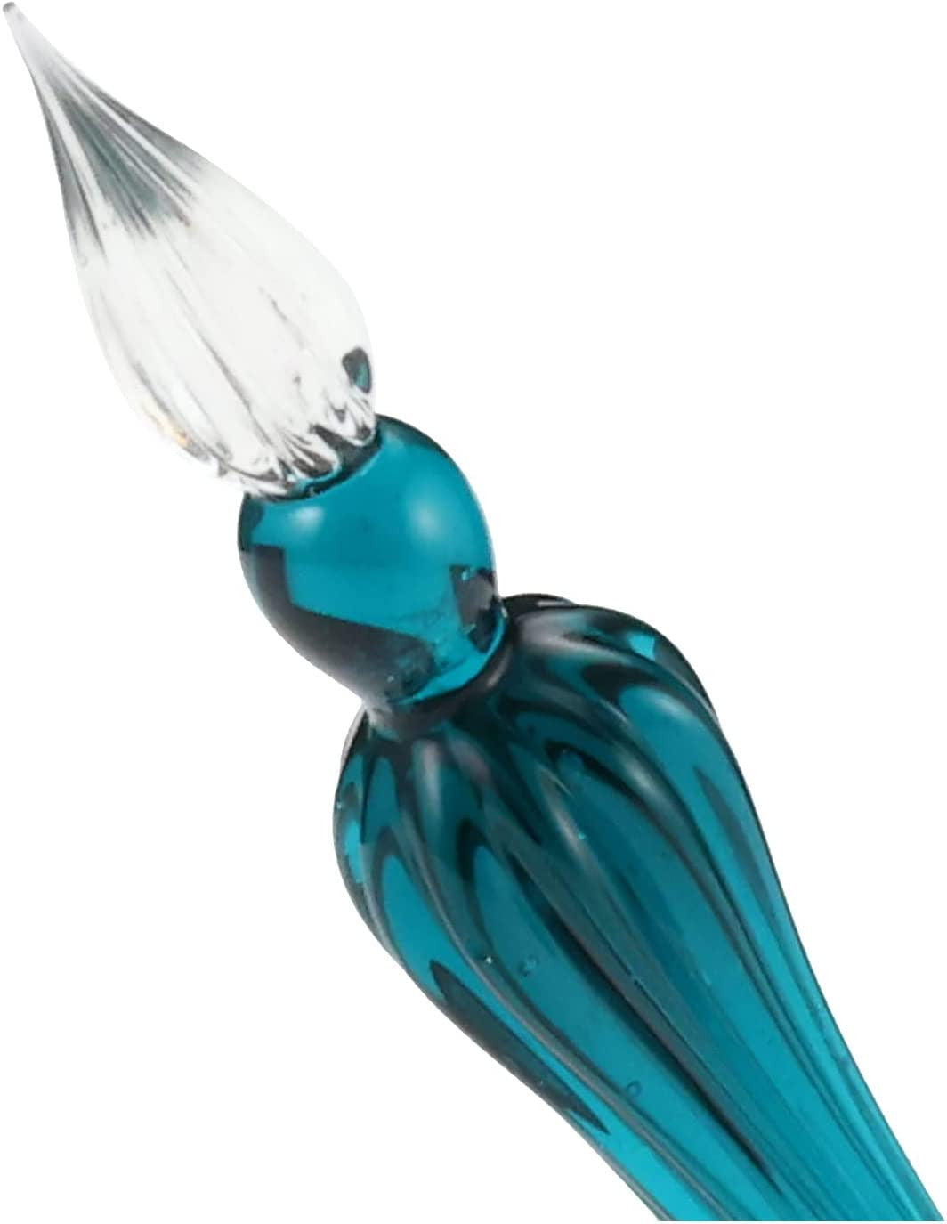 Plume en verre - Ronde - Emeraude - Calligraphie - Herbin