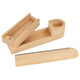 Plumier - 2 compartiments - En bois - 23,5x6,5cm - A personnaliser