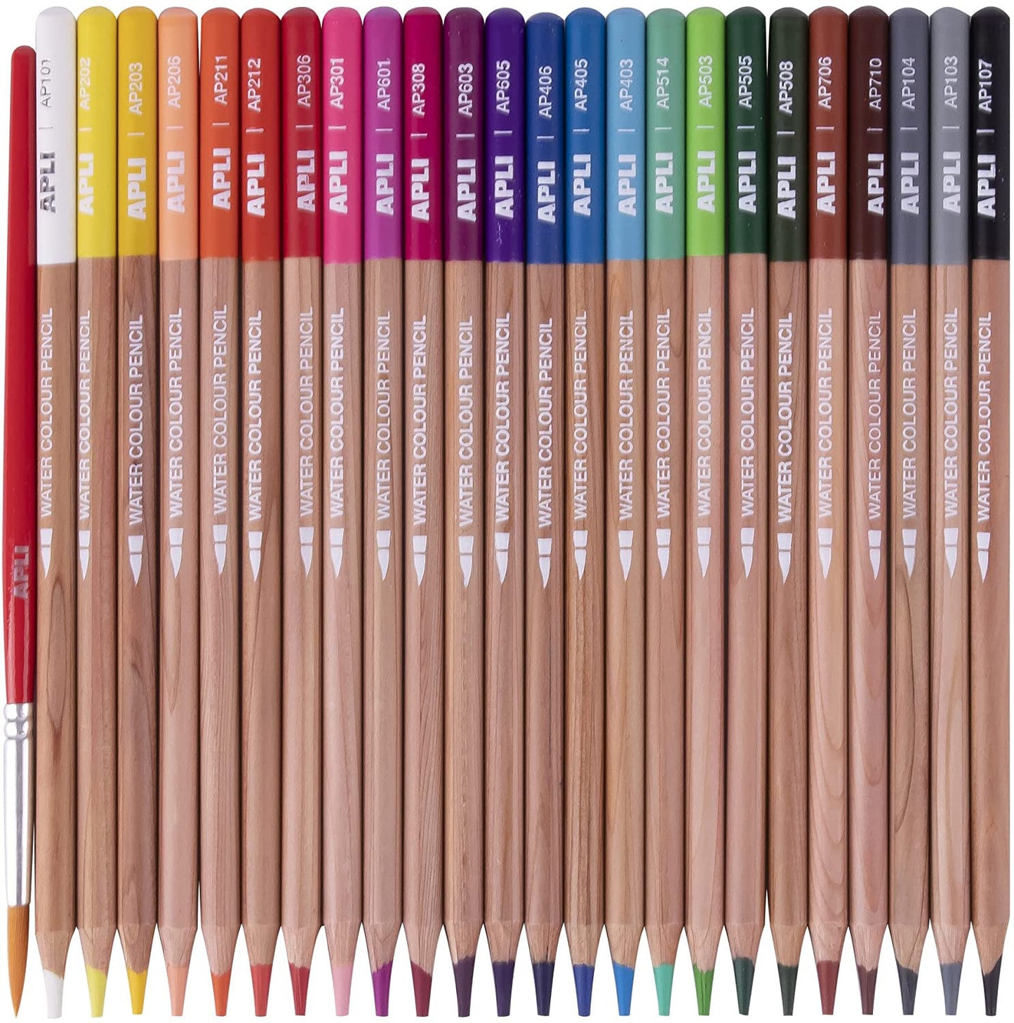 Pochette de 24 crayons de couleur aquarellable Apli