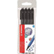 Pochette de 4 stylos-feutres STABILO pointMax - pointe moyenne - noir