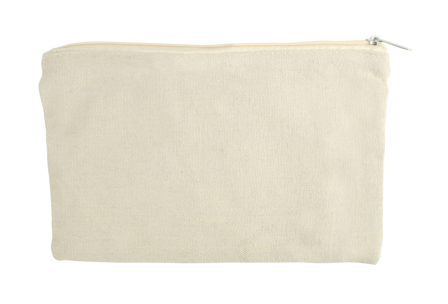Pochette zippée - Coton - A personnaliser - 22 x 13 cm - Ctop