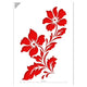 Pochoir A5 - Motif Fleurs - Qbix