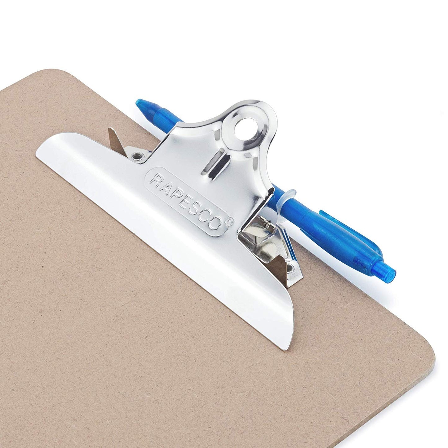 Porte-bloc - Pour documents A4 - Bois - Clip métal - Rapesco