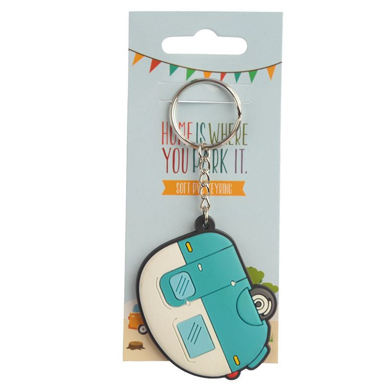 Porte-clé - Caravane - Voyage - Camping - Vacances - Idées cadeaux