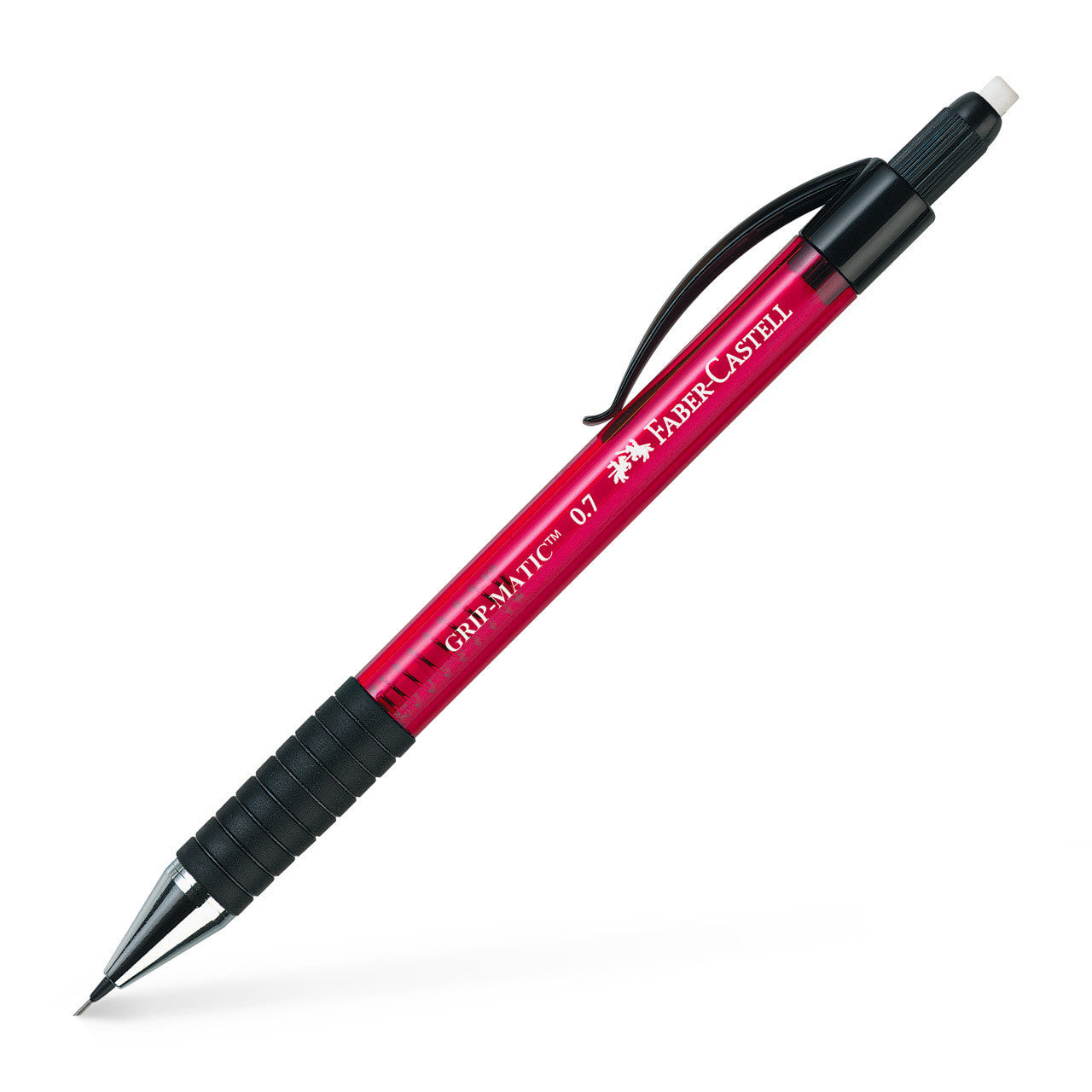 Porte-mine Grip Matic 0,7 mm rouge Faber-Castell