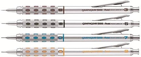 Porte-mines - Métal - Rechargeable - HB - Mine 0.5mm - Pentel - Graphgear 1000