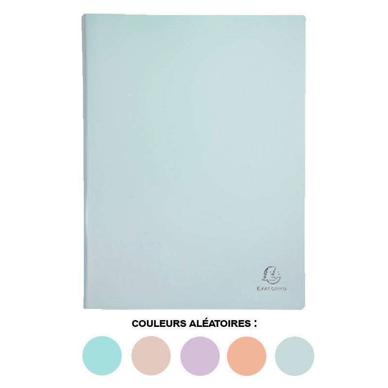Porte-vue - 120 vues - Couleurs pastels - Exacompta