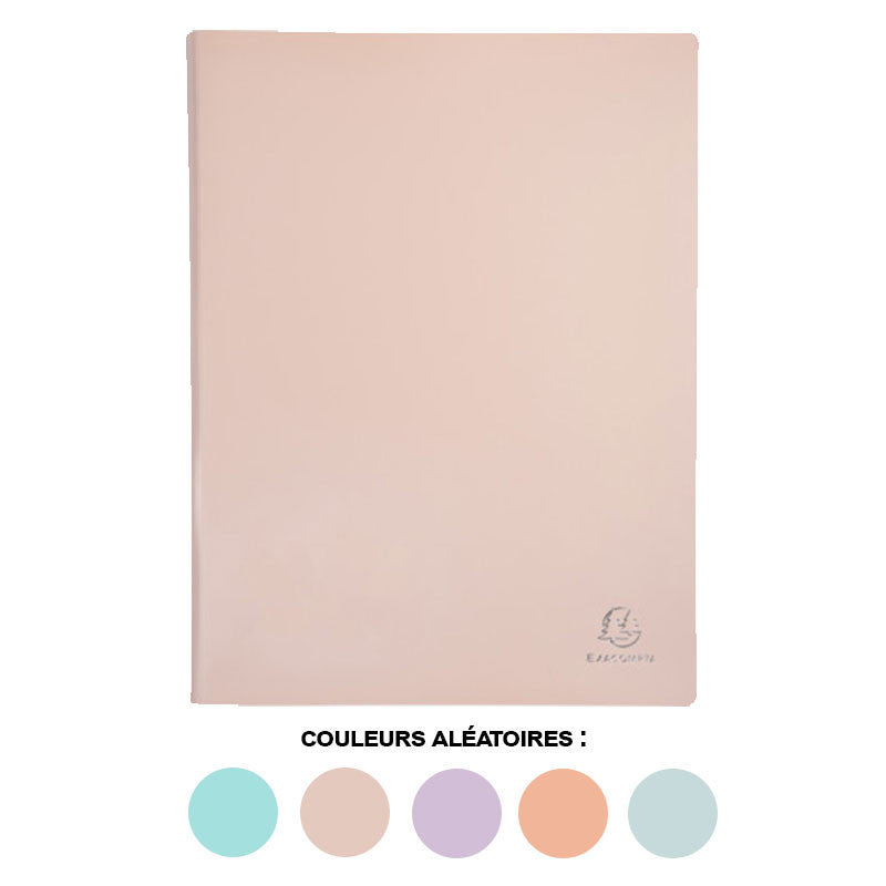 Porte-vue - 120 vues - Couleurs pastels - Exacompta