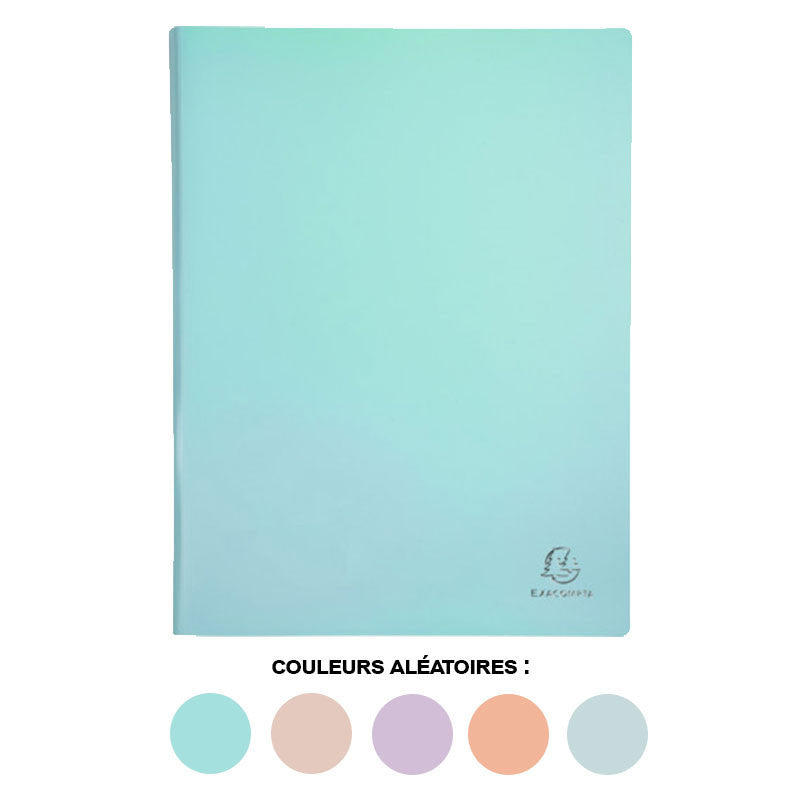 Porte-vue - 60 vues - Couleurs pastels - Exacompta