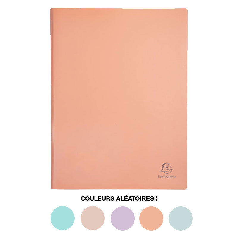 Porte-vue - 60 vues - Couleurs pastels - Exacompta