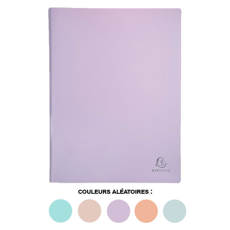 Porte-vue - 60 vues - Couleurs pastels - Exacompta