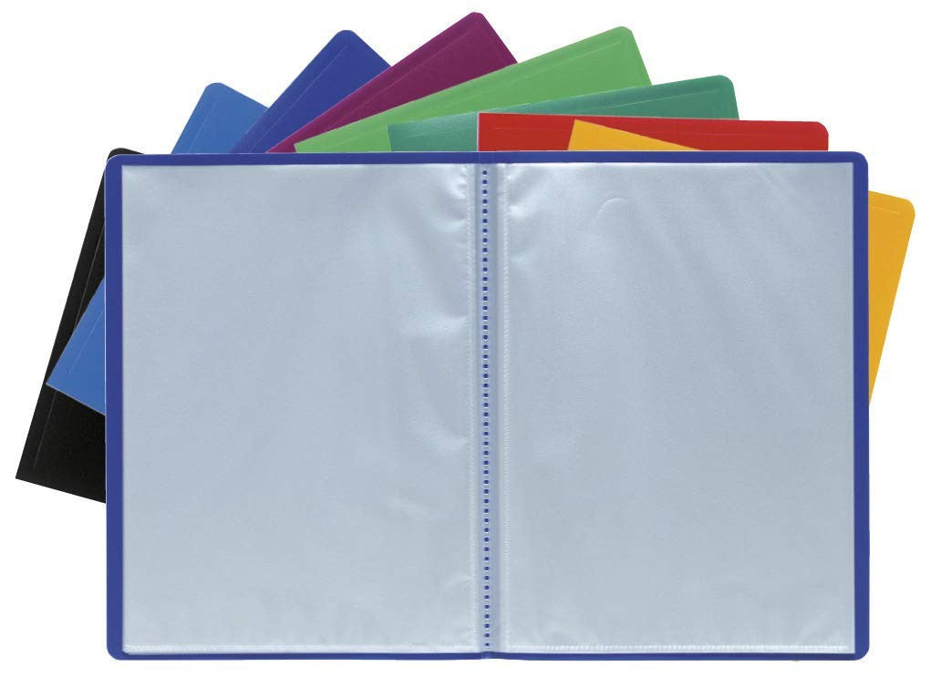 Porte-vues - 60 vues - 30 pochettes - Jaune - A4 - Souple - Exacompta